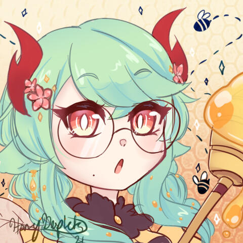 My Vtuber's halloween icon